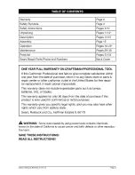 Preview for 2 page of Craftsman 320.28212 Operator'S Manual