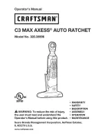 Craftsman 320.38596 Operator'S Manual предпросмотр