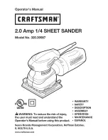 Craftsman 320.39587 Operator'S Manual preview