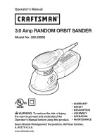 Preview for 1 page of Craftsman 320.39592 Operator'S Manual