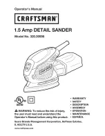 Preview for 1 page of Craftsman 320.39598 Operator'S Manual