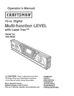 Craftsman 320.48292 Operator'S Manual preview