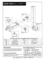 Preview for 4 page of Craftsman 328.12190 Owner'S Manual