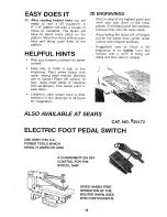 Preview for 10 page of Craftsman 335.25187 Owner'S Manual