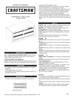 Craftsman 33508 Operator'S Manual preview