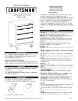 Preview for 1 page of Craftsman 33509 Operator'S Manual