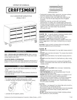 Preview for 1 page of Craftsman 33511 Operator'S Manual