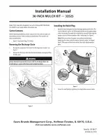 Preview for 1 page of Craftsman 33525 Installation Manual