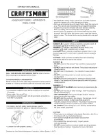 Craftsman 33668 Operator'S Manual preview