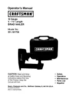 Craftsman 351.181730 Operator'S Manual preview