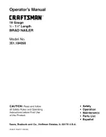 Craftsman 351.184090 Operator'S Manual preview
