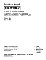 Craftsman 351.184490 Operator'S Manual preview