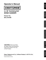 Preview for 1 page of Craftsman 351.215100 Operator'S Manual