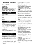 Preview for 12 page of Craftsman 351.215100 Operator'S Manual