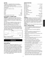 Preview for 5 page of Craftsman 351.215131 Operator'S Manual