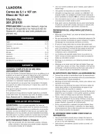 Preview for 12 page of Craftsman 351.215131 Operator'S Manual