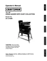 Preview for 1 page of Craftsman 351.215680 Operator'S Manual