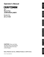 Craftsman 351.217240 Operator'S Manual preview