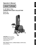 Craftsman 351.217570 Operator'S Manual preview