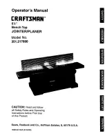 Craftsman 351.217680 Operator'S Manual preview