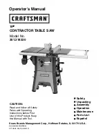 Craftsman 351.218330 Operator'S Manual preview