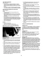 Preview for 18 page of Craftsman 351.218331 Operator'S Manual