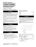 Preview for 1 page of Craftsman 351.221050 Operator'S Manual