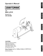 Craftsman 351.221060 Operator'S Manual preview