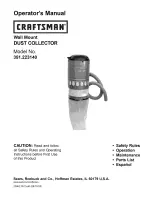 Craftsman 351.223140 Operator'S Manual preview