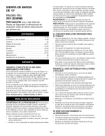 Предварительный просмотр 20 страницы Craftsman 351.224000 Operator'S Manual