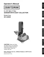 Preview for 1 page of Craftsman 351.225930 Operator'S Manual