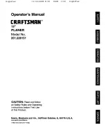 Preview for 1 page of Craftsman 351.226151 Operator'S Manual