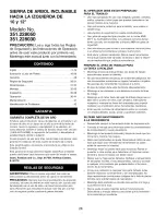 Preview for 28 page of Craftsman 351.228030 Operator'S Manual