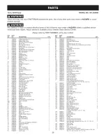 Предварительный просмотр 28 страницы Craftsman 351.229000 Instruction Manual