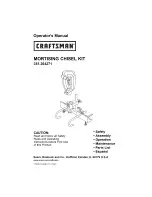 Craftsman 351.264271 Operator'S Manual предпросмотр