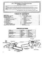 Preview for 2 page of Craftsman 358.34021 Operator'S Manual