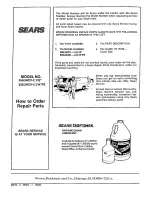 Preview for 28 page of Craftsman 358.34021 Operator'S Manual