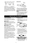 Preview for 13 page of Craftsman 358.341040 Operator'S Manual