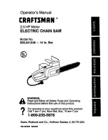 Craftsman 358.341240 Operator'S Manual preview