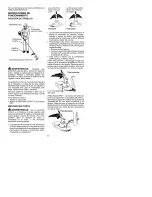 Предварительный просмотр 17 страницы Craftsman 358.348360 Instruction Manual