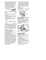 Preview for 13 page of Craftsman 358.350360 Operator'S Manual