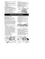 Preview for 14 page of Craftsman 358.350360 Operator'S Manual