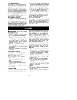 Preview for 18 page of Craftsman 358.350370 Instruction Manual