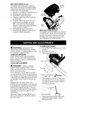 Предварительный просмотр 17 страницы Craftsman 358.350810 Instruction Manual