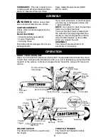 Preview for 8 page of Craftsman 358.350982 Operator'S Manual