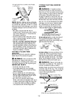 Preview for 13 page of Craftsman 358.350982 Operator'S Manual