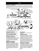 Preview for 38 page of Craftsman 358.350982 Operator'S Manual