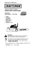 Craftsman 358.350990 Operator'S Manual preview