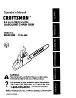 Craftsman 358.351560 Operator'S Manual preview