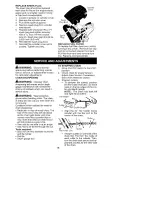 Preview for 18 page of Craftsman 358.351910 Operator'S Manual